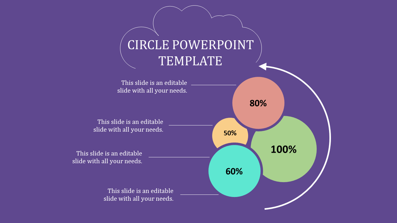 Circle PowerPoint Template and Google Slides